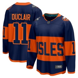 Anthony Duclair New York Islanders Men's Fanatics Branded Navy Breakaway 2024 Stadium Series Jersey