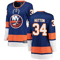 Grant Hutton New York Islanders Women's Fanatics Branded Blue Breakaway Home Jersey