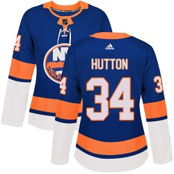 Grant Hutton New York Islanders Women's Adidas Authentic Royal Home Jersey