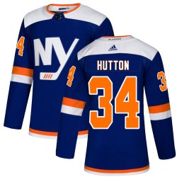 Grant Hutton New York Islanders Youth Adidas Authentic Blue Alternate Jersey