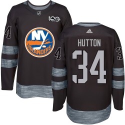 Grant Hutton New York Islanders Youth Authentic Black 1917-2017 100th Anniversary Jersey