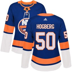 Marcus Hogberg New York Islanders Women's Adidas Authentic Royal Home Jersey