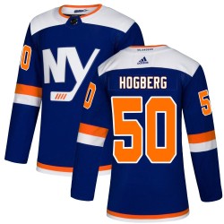 Marcus Hogberg New York Islanders Men's Adidas Authentic Blue Alternate Jersey