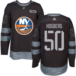 Marcus Hogberg New York Islanders Men's Authentic Black 1917-2017 100th Anniversary Jersey