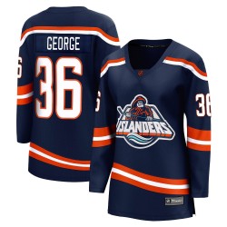 Isaiah George New York Islanders Women's Fanatics Branded Navy Breakaway Special Edition 2.0 Jersey