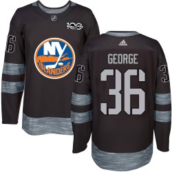Isaiah George New York Islanders Youth Authentic Black 1917-2017 100th Anniversary Jersey