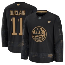 Anthony Duclair New York Islanders Youth Fanatics Premium Black 2024 Military Appreciation Practice Jersey