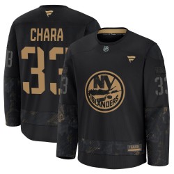 Zdeno Chara New York Islanders Youth Fanatics Premium Black 2024 Military Appreciation Practice Jersey