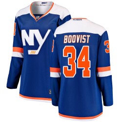Adam Boqvist New York Islanders Women's Fanatics Branded Blue Breakaway Alternate Jersey