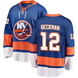 Adam Beckman New York Islanders Men's Fanatics Branded Blue Breakaway Home Jersey