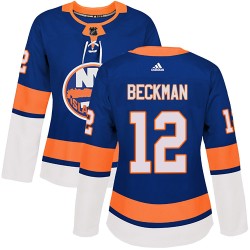 Adam Beckman New York Islanders Women's Adidas Authentic Royal Home Jersey