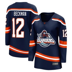 Adam Beckman New York Islanders Women's Fanatics Branded Navy Breakaway Special Edition 2.0 Jersey