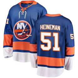 Emil Heineman New York Islanders Men's Fanatics Branded Blue Breakaway Home Jersey