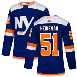 Emil Heineman New York Islanders Men's Adidas Authentic Blue Alternate Jersey