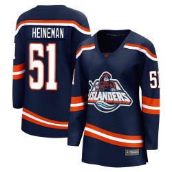 Emil Heineman New York Islanders Women's Fanatics Branded Navy Breakaway Special Edition 2.0 Jersey