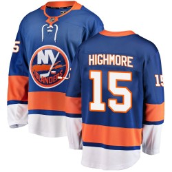 Matthew Highmore New York Islanders Youth Fanatics Branded Blue Breakaway Home Jersey