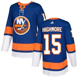 Matthew Highmore New York Islanders Men's Adidas Authentic Royal Home Jersey