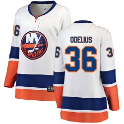Calle Odelius New York Islanders Women's Fanatics Branded White Breakaway Away Jersey