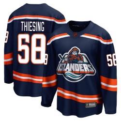 Camden Thiesing New York Islanders Men's Fanatics Branded Navy Breakaway Special Edition 2.0 Jersey
