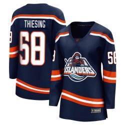 Camden Thiesing New York Islanders Women's Fanatics Branded Navy Breakaway Special Edition 2.0 Jersey