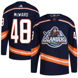 Cole McWard New York Islanders Men's Adidas Authentic Navy Reverse Retro 2.0 Jersey