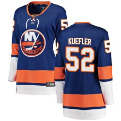 Daylan Kuefler New York Islanders Women's Fanatics Branded Blue Breakaway Home Jersey