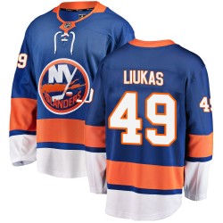 Eetu Liukas New York Islanders Youth Fanatics Branded Blue Breakaway Home Jersey