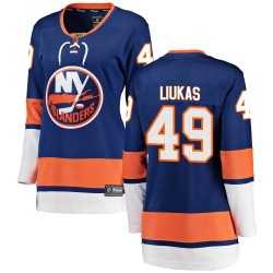 Eetu Liukas New York Islanders Women's Fanatics Branded Blue Breakaway Home Jersey