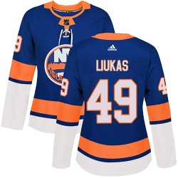 Eetu Liukas New York Islanders Women's Adidas Authentic Royal Home Jersey