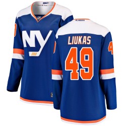Eetu Liukas New York Islanders Women's Fanatics Branded Blue Breakaway Alternate Jersey