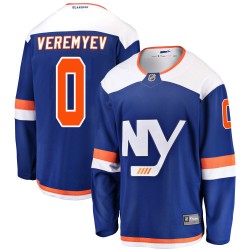 Gleb Veremyev New York Islanders Men's Fanatics Branded Blue Breakaway Alternate Jersey