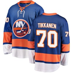 Henrik Tikkanen New York Islanders Men's Fanatics Branded Blue Breakaway Home Jersey
