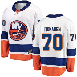 Henrik Tikkanen New York Islanders Youth Fanatics Branded White Breakaway Away Jersey