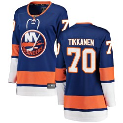 Henrik Tikkanen New York Islanders Women's Fanatics Branded Blue Breakaway Home Jersey