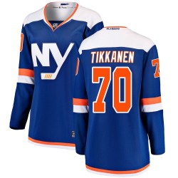 Henrik Tikkanen New York Islanders Women's Fanatics Branded Blue Breakaway Alternate Jersey