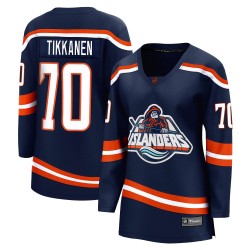 Henrik Tikkanen New York Islanders Women's Fanatics Branded Navy Breakaway Special Edition 2.0 Jersey