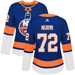 Jesse Nurmi New York Islanders Women's Adidas Authentic Royal Home Jersey