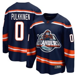 Jesse Pulkkinen New York Islanders Men's Fanatics Branded Navy Breakaway Special Edition 2.0 Jersey