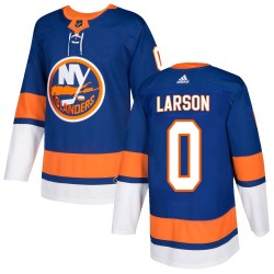 Joey Larson New York Islanders Youth Adidas Authentic Royal Home Jersey