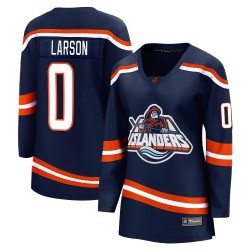 Joey Larson New York Islanders Women's Fanatics Branded Navy Breakaway Special Edition 2.0 Jersey