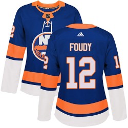Liam Foudy New York Islanders Women's Adidas Authentic Royal Home Jersey