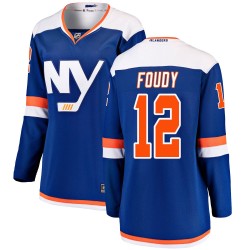 Liam Foudy New York Islanders Women's Fanatics Branded Blue Breakaway Alternate Jersey
