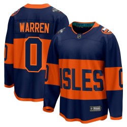 Marshall Warren New York Islanders Men's Fanatics Branded Navy Breakaway 2024 Stadium Series Jersey