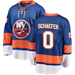 Matthew Schaefer New York Islanders Men's Fanatics Branded Blue Breakaway Home Jersey