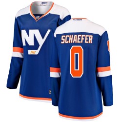 Matthew Schaefer New York Islanders Women's Fanatics Branded Blue Breakaway Alternate Jersey