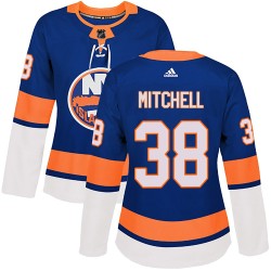 Travis Mitchell New York Islanders Women's Adidas Authentic Royal Home Jersey