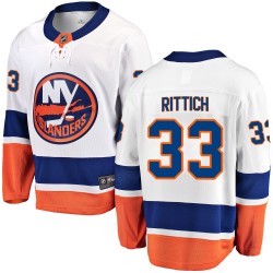 David Rittich New York Islanders Youth Fanatics Branded White Breakaway Away Jersey