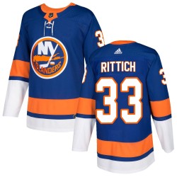 David Rittich New York Islanders Men's Adidas Authentic Royal Home Jersey