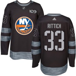 David Rittich New York Islanders Youth Authentic Black 1917-2017 100th Anniversary Jersey