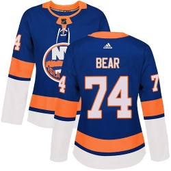 Ethan Bear New York Islanders Women's Adidas Authentic Royal Home Jersey